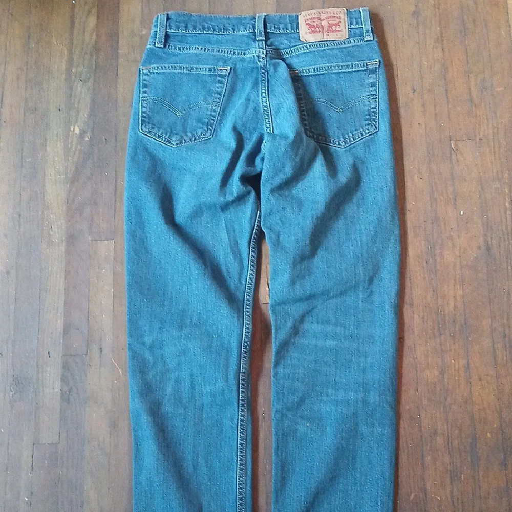Levi's Blue Straight Jeans Timeless Style - Picture 9 of 13